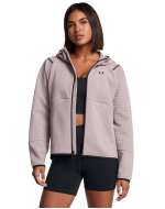 Women's UA Unstoppable Fleece Grid Full Zip Long Sleeve Hoodie 