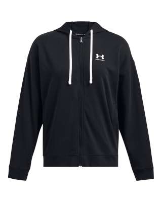 UA RIVAL TERRY OS FZ HOODED 