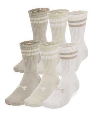 Unisex UA Essential 6-Pack Crew Socks 