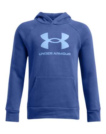 Boys' UA Rival Fleece Big Logo Hoodie 