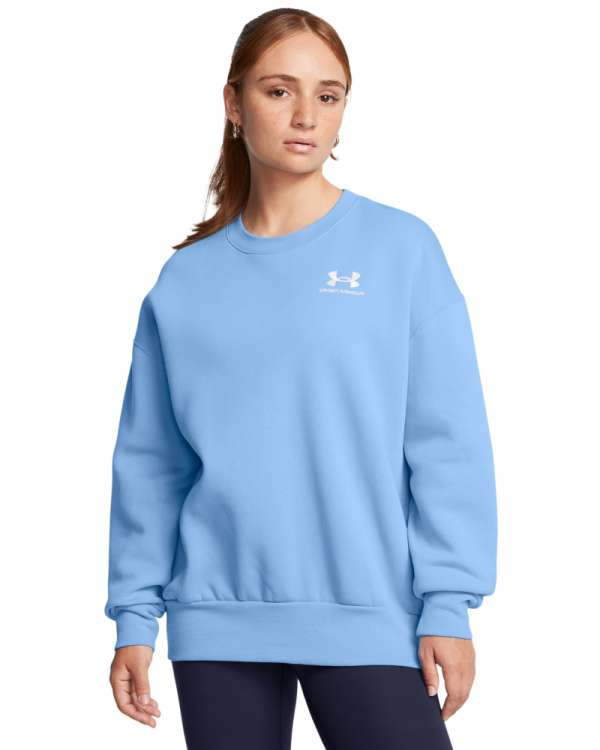 Women's UA Essential Fleece Oversized Crew Hoodie 