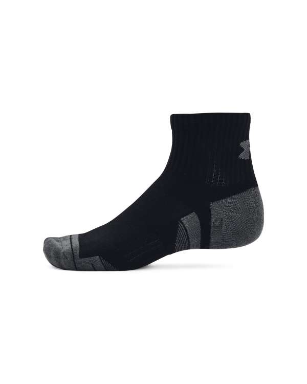 Unisex UA Performance Cotton 3-Pack Quarter Socks 