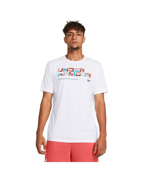 Men's UA Colorblock Wordmark SS t-shirt 