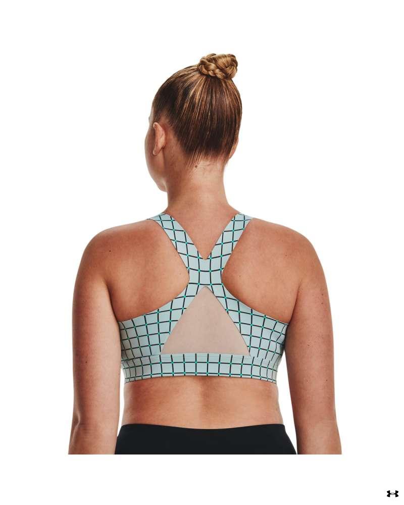 Women's UA RUSH™ SmartForm Mid Printed Sports Bra 