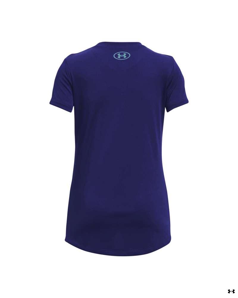 Girls' UA Tech™ Twist Wordmark Short Sleeve 