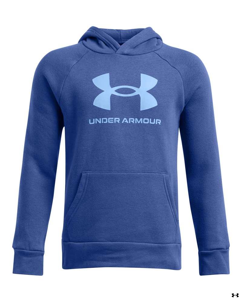 Boys' UA Rival Fleece Big Logo Hoodie 