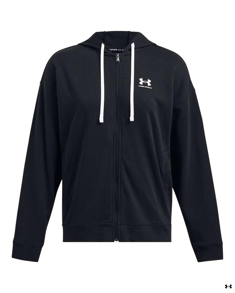 UA RIVAL TERRY OS FZ HOODED 